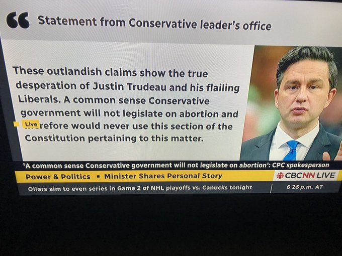 STEPHEN HARPER said the exact same thing .. and we still got loons like Stephen Woodworth putting forward anti-abortion bills by stealth. After his abortion bill was shot down another Con rose up, like a Whack-a-Mole, and petitioned another motion against women's rights. #cdnpoli