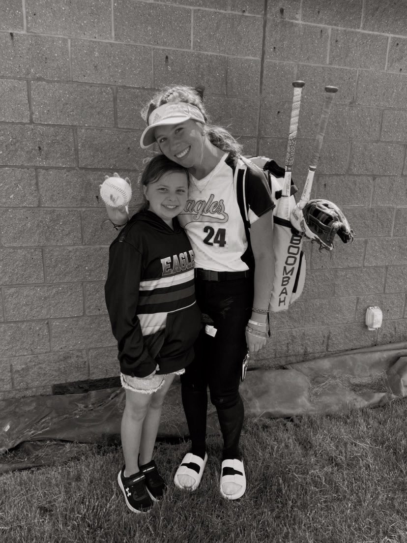 a hard hit two run homerun today, complete with a big hug from my biggest fan. The impact we have on the little girls growing up who are learning to play softball is so beautiful ❤️