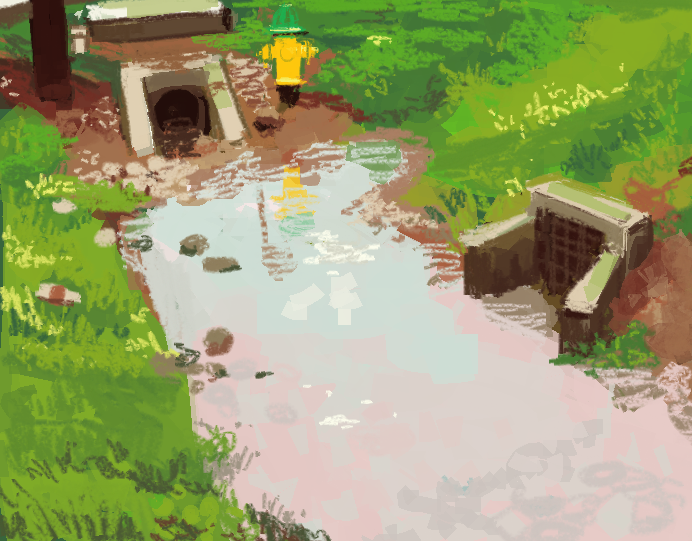 After the rain... 

ms paint study painting