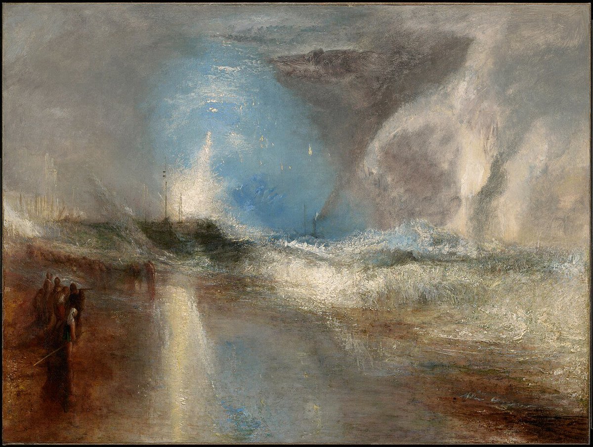 J.M.W. Turner Rockets and Blue Lights (Close at Hand) to Warn Steamboats of Shoal Water, 1840, Clark Art Institute, Williamstown, Massachusetts
