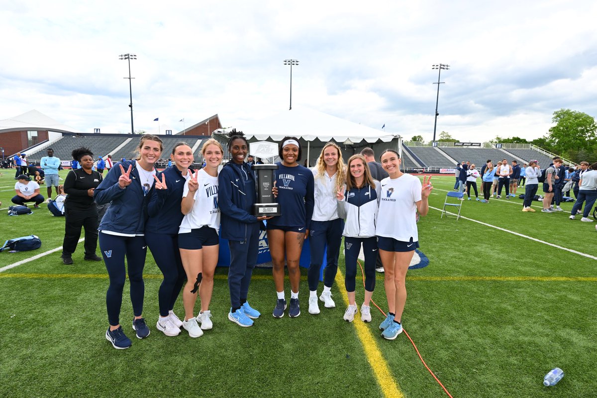 Villanova women finish the weekend with the most event titles of any team! We won seven gold medals and had 10 podium finishes in an incredible weekend! Villanova scored 141.5 points and earned the runner-up team trophy.