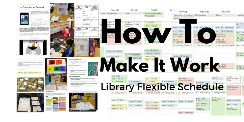 📗📙 Do you have a FLEX library schedule? Thinking about switching? READ THIS👇

sbee.link/4ute6fy8qc  via Reedy Library
#librarytwitter #txlchat #edu