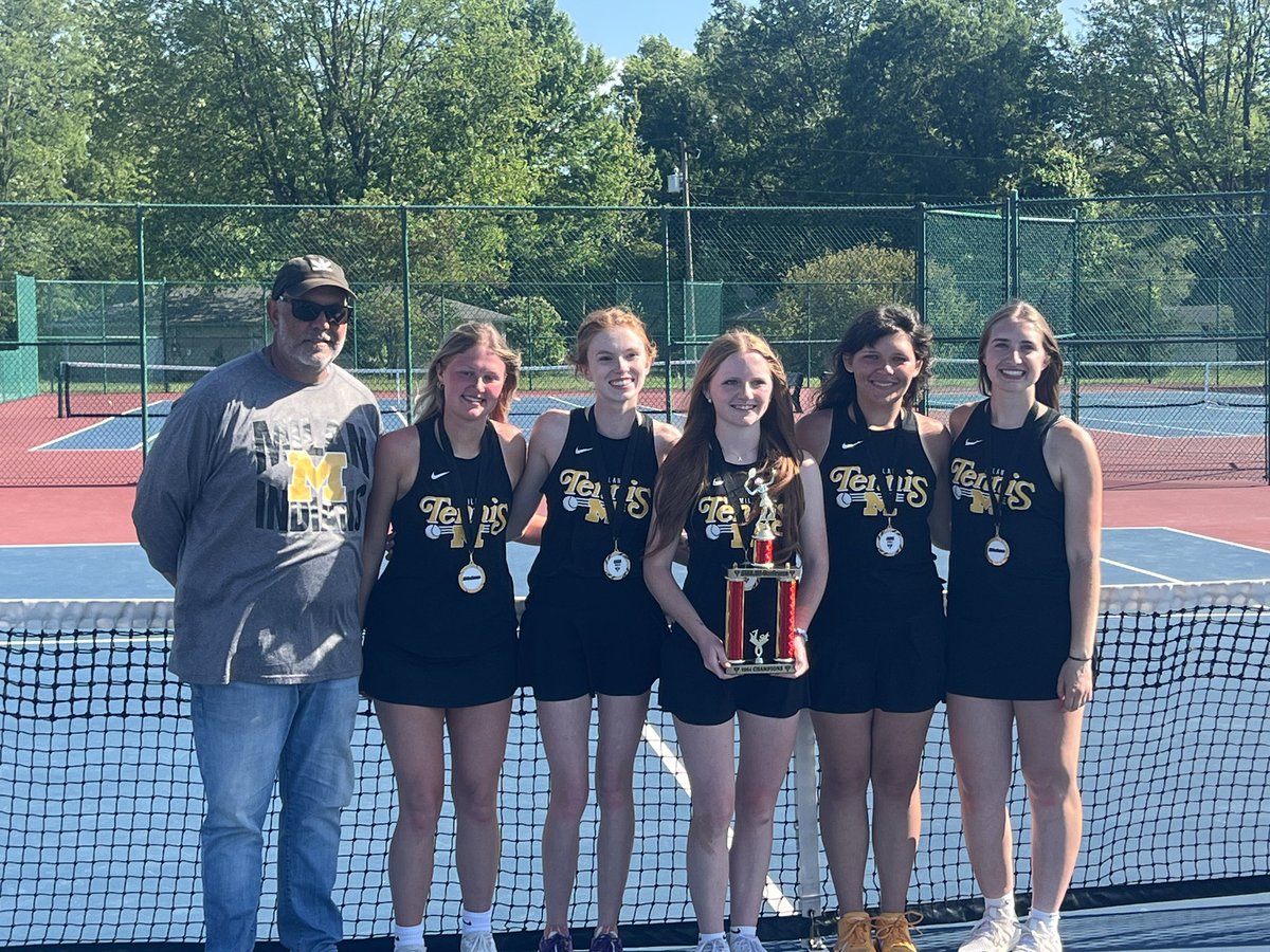 All Conference players and Coach of the year.   Congrats to the tennis team.