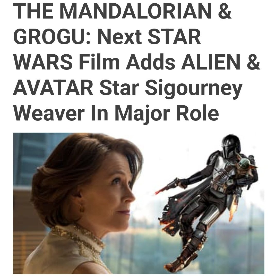 🚀 Big news, #StarWars fans! 🌟 Sigourney Weaver joins Pedro Pascal in 'The Mandalorian & Grogu,' set to start filming this year! 

📅 Theater release: May 22, 2026. Who's counting down with us? #MandalorianMovie #SigourneyWeaver #PedroPascal #Grogu #EpicAdventure