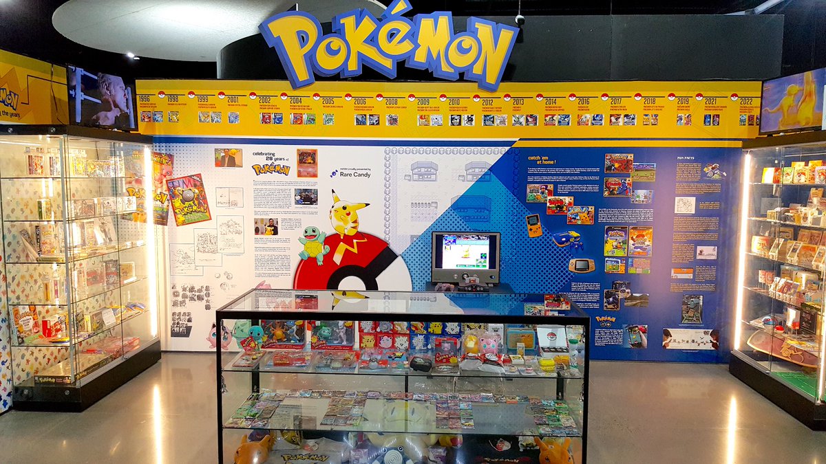 You’ve Gotta Catch our brand new exhibit here at the NVM...The history of #Pokémon! 

In collaboration with @LeonhartYT and Rare Candy, the NVM proudly presents our latest exhibit, featuring a chronicle of almost three decades of Pokémon history, trivia, and artifacts! #nvmusa