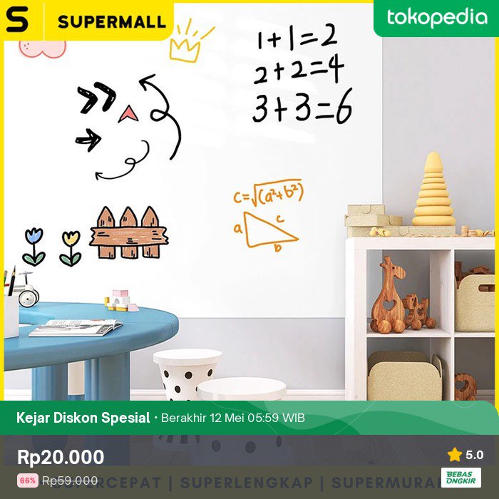 ProdukPantau's tweet photo. Ada diskon 66% nih jadi Rp20.000. Cek di Tokopedia, deh. Bentar lagi diskonnya berakhir, lho!
https://t.co/h4ITY38aIb https://t.co/r9kUWW83LY