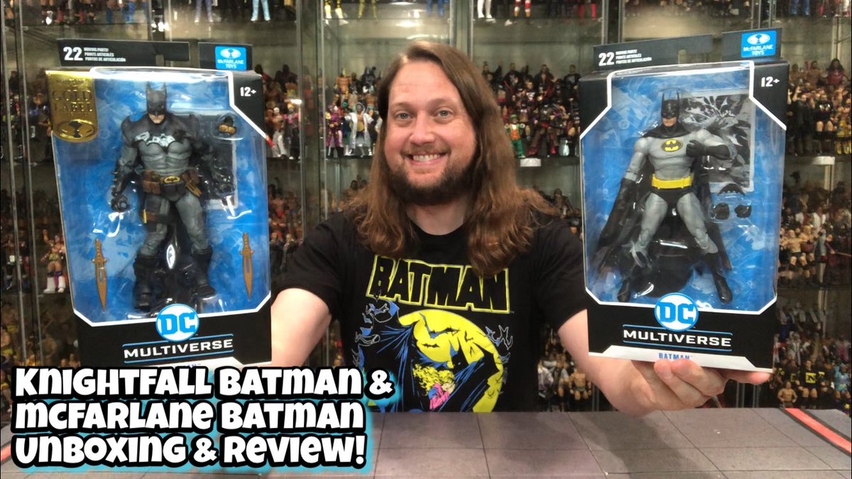 Knightfall Batman (Black) & Todd McFarlane Batman DC Multiverse Unboxing & Review! youtu.be/BDT7a6c2dEY?si… #mcfarlane #mcfarlane_toys_official #mcfarlanetoys #dc #dccomics #scratchthatfigureitch #batman #toyunboxing #toystagram #toy #toys #toyreview #actionfigures #dcmultiverse