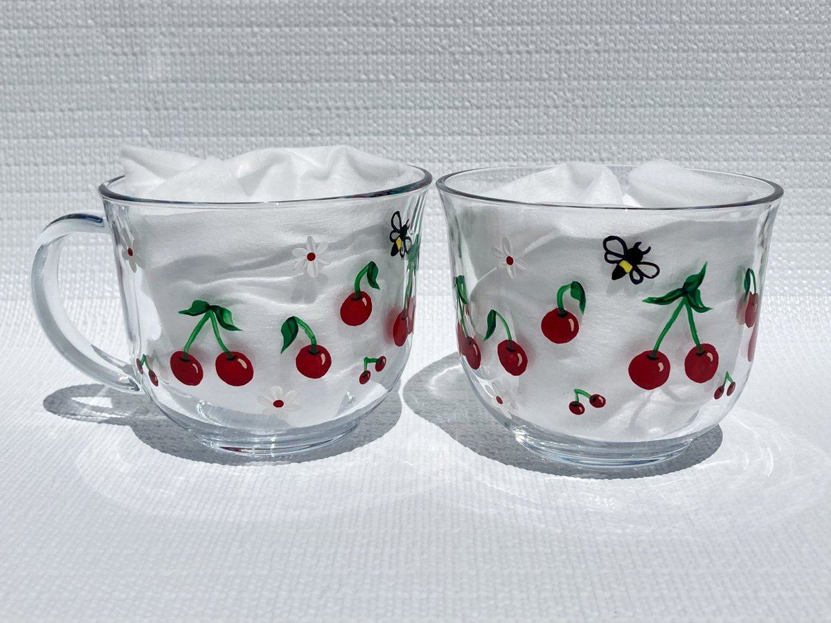 Check out these cherry cups etsy.com/listing/171788… #cups #jumbocups #cherrycups #SMILEtt23 #CraftBizParty #cherrydecor #etsyshop