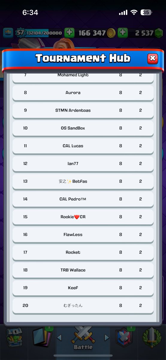 _GemGrab_'s tweet photo. Oops updated to top 16 https://t.co/QelWH4X5ut