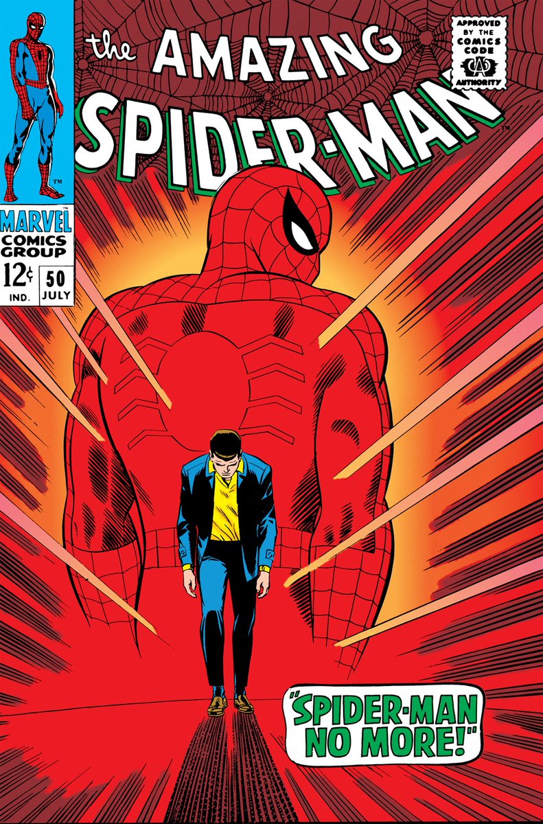 Drawn by John 'Johnny' Romita & written by Stan 'The Man' Lee, The Amazing Spider-Man Issue 50 is one of the most iconic comics in history. Cover Date: July 1967
#SpiderMan #TheAmazingSpiderMan #AmazingSpiderMan50 #JohnRomitaSr #JohnRomita #StanLee #SpiderManNoMore