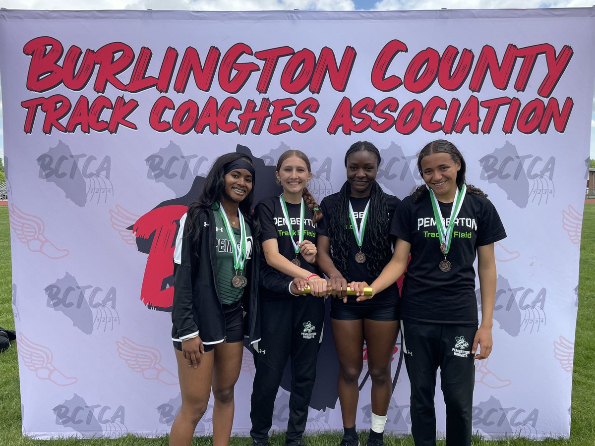 Congratulations to Lily Israel, Ava Everett, Zaria Grissom, and Olivia Serrano for knocking down the 4x400 time and placing 5th.