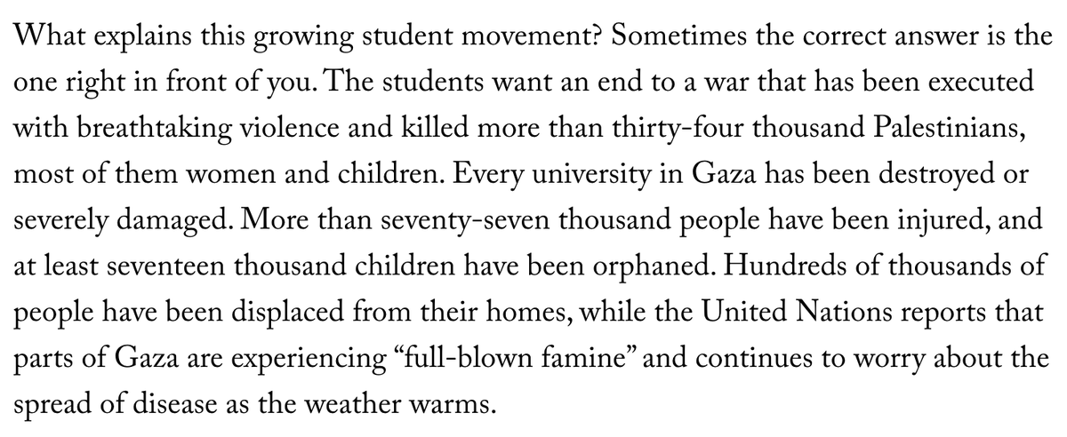 University administrators and political leaders who complain that students too-often caricature their opponents rather than listen to them should listen to their students rather than caricature them. (This is a really good piece by @KeeangaYamahtta.) newyorker.com/news/essay/the…