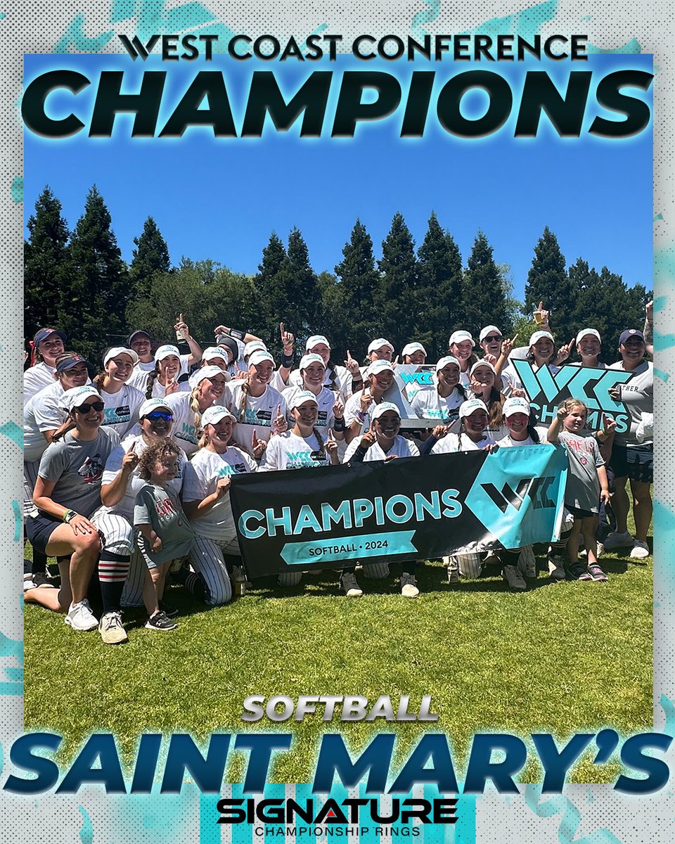Congratulations to <a href="/GaelsSoftball/">Saint Mary's Softball</a> for 𝗰𝗹𝗶𝗻𝗰𝗵𝗶𝗻𝗴 𝘁𝗵𝗲 𝟮𝟬𝟮𝟰 #WCCsports 🥎 𝗖𝗵𝗮𝗺𝗽𝗶𝗼𝗻𝘀𝗵𝗶𝗽