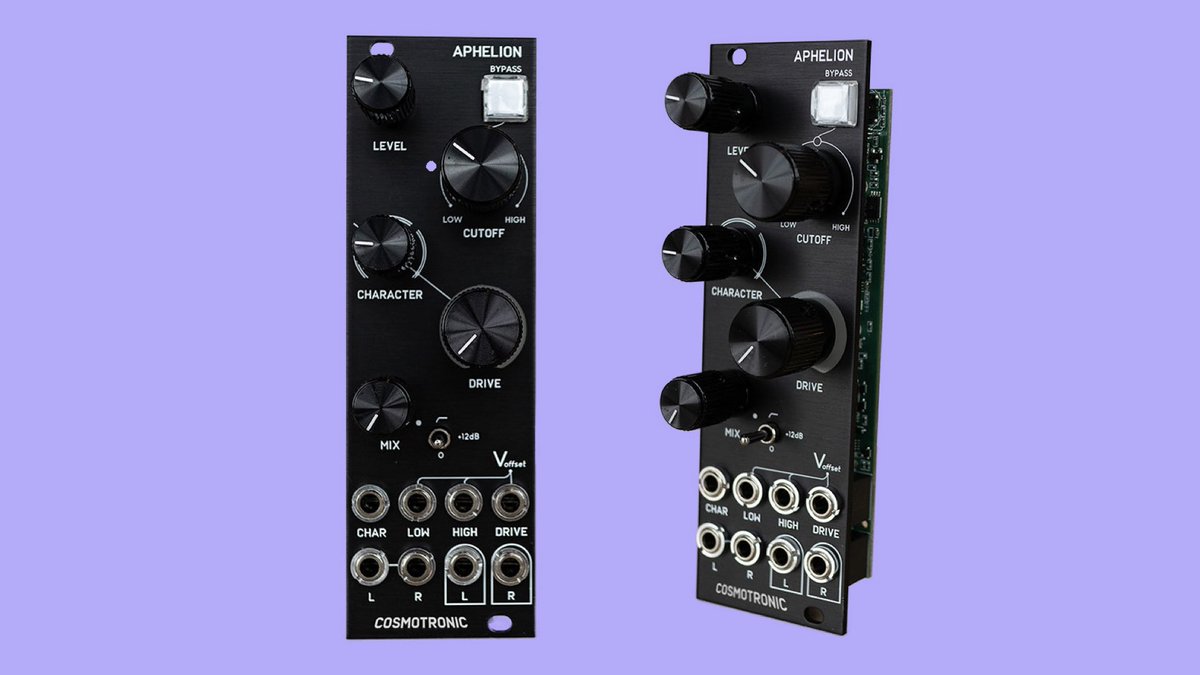 synthanatomy's tweet image. Superbooth 24: Cosmotronic Aphelion, stereo distortion meets DJ-style filter
synthanatomy.com/2024/05/superb…
#superbooth2024 #superbooth24 #cosmotronic #eurorack #euroracksynthesizer #synthanatomy
