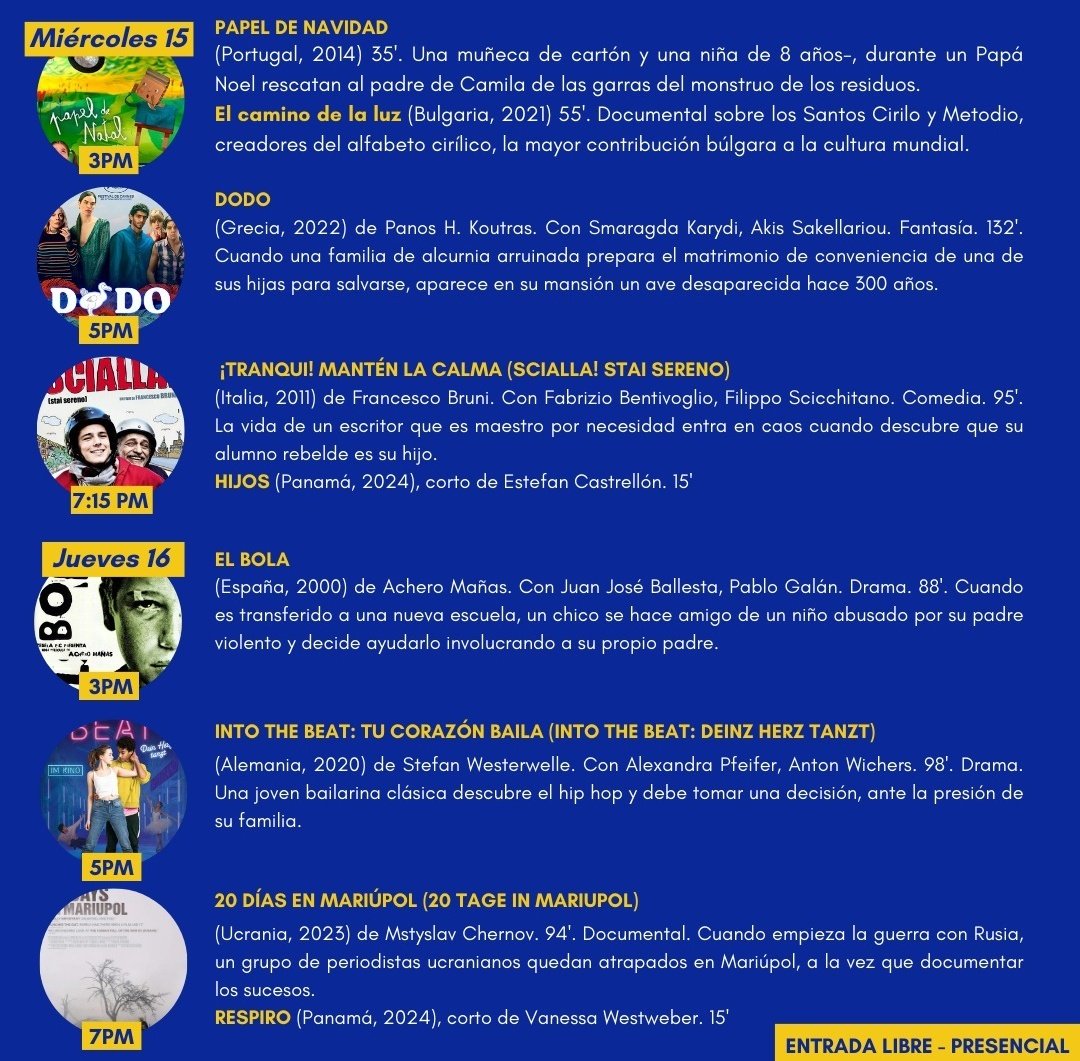 CinefolioLAT's tweet photo. #Panamá

Del lunes 13 al viernes 17 de mayo, se llevará a cabo la Semana de Cine Europeo en @CineUPanama. 🎥🇪🇺✨
Consulta la cartelera y asiste a las funciones. ¡No faltes! 
#EntradaLibre https://t.co/U8zv7TVbMC