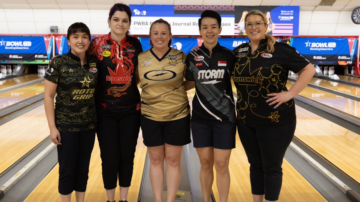 🏆 The PWBA Bowlers Journal Rockford Open stepladder finals are here! Get ready for an intense competition as these top five bowlers vie for the title:

1. Li Jane Sin
2. Dasha Kovalova
3. Josie Barnes
4. Shayna Ng
5. Liz Kuhlkin

Tune in on BowlTV at 7:30 p.m. Eastern to watch!