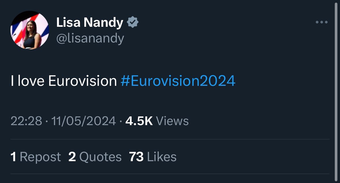 So do many others Lisa Nandy but they’re giving this one a miss because you know . . . genocide. 

It’s important to some people I guess.