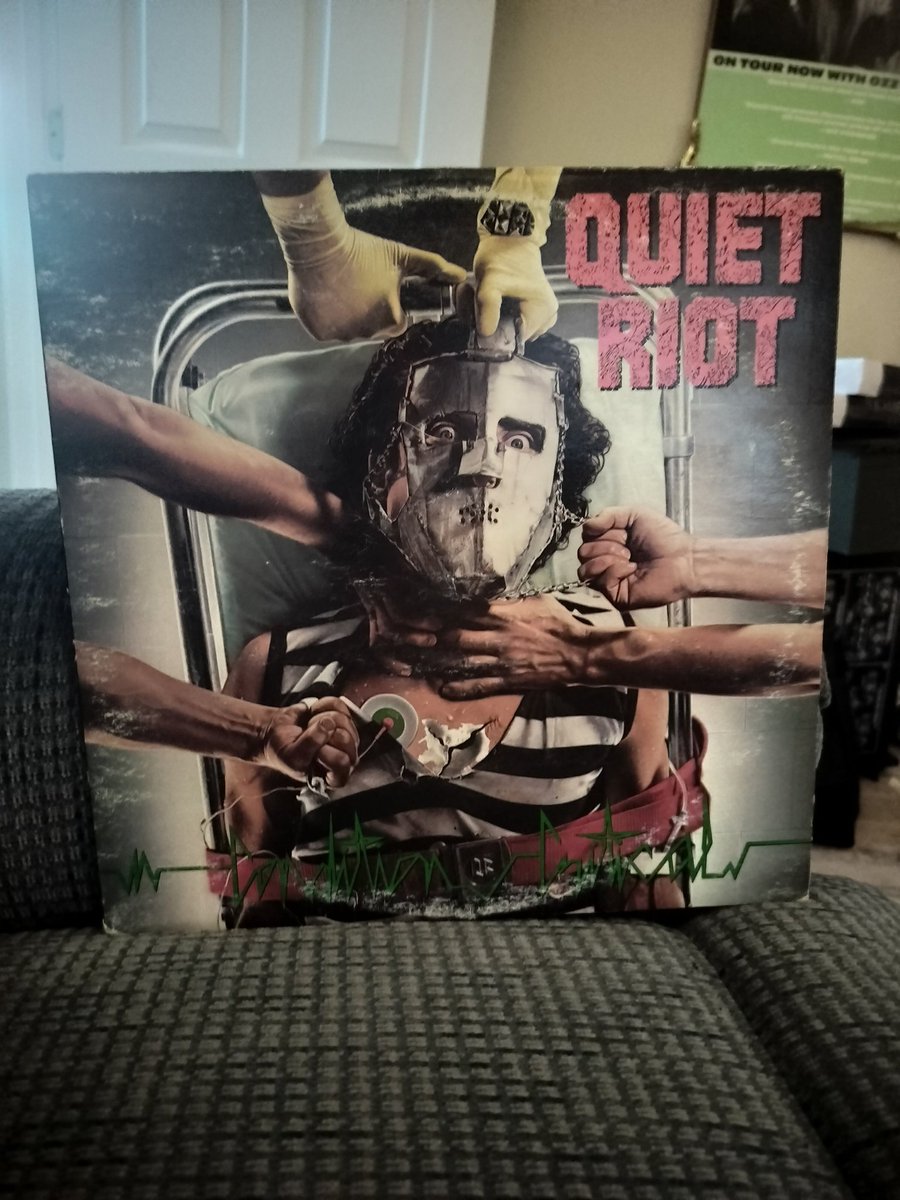 Quiet Riot - Condition Critical The fourth album from 1984. #nowplaying #nowspinning #vinylcollection #vinylcollectionpost #vinylcommunity #vinylgram #vinylrecords #vinyloftheday #vinyl #records #lp #album #albumcover #albumoftheday #80s #80sheavymetal #80s #metal #80smetal