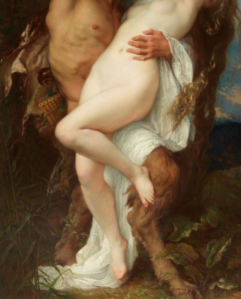 “Nymph abducted by a faun” by Alexandre Cabanel, 1860