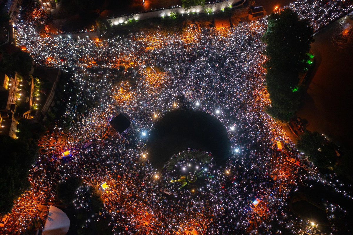 The largest demonstration in the history of Georgia. #NoToRussianLaw #GeorgiaProtests 📷 Vano Gorgishvili