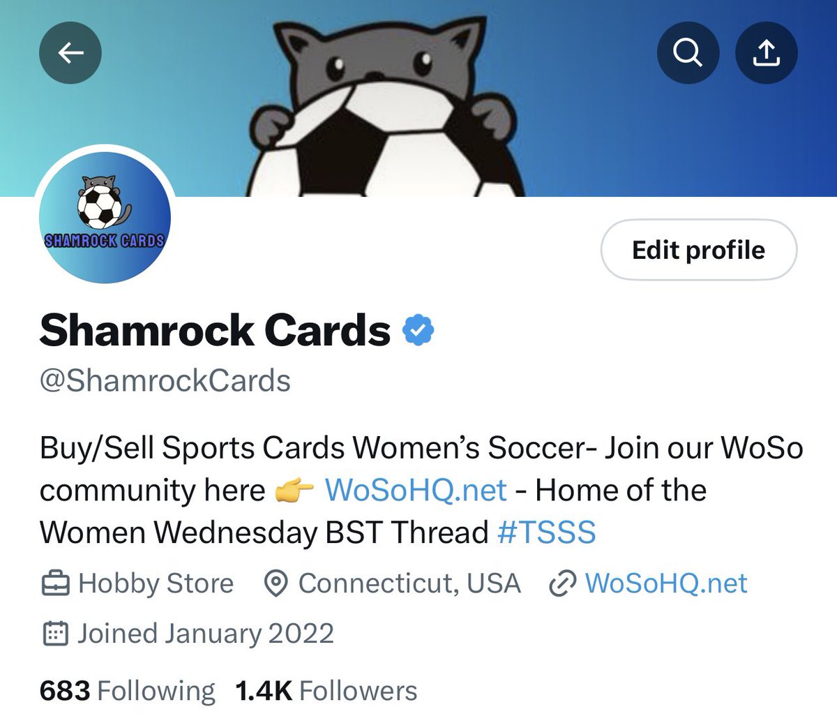 Thank you all for 1400! I hope you find some value in the women’s soccer information and card pulls that are shared here 🫶🫶