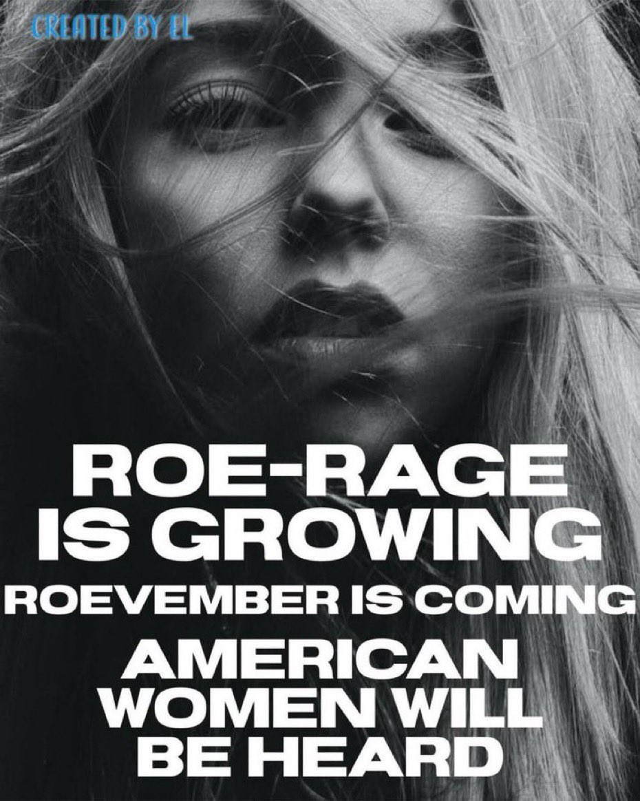 #RoevemberIsComing
I’m a single issue voter - I’m voting for all American girls and women #RoeRoeRoeYourVote because the #GOPWarOnWomen will not stop until we stop them.