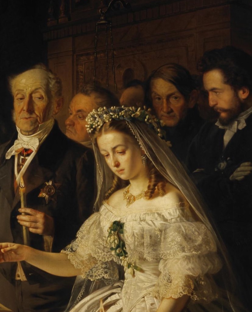 “The Unequal Marriage” by Vassili Vladimirovich Pukirev, 1862