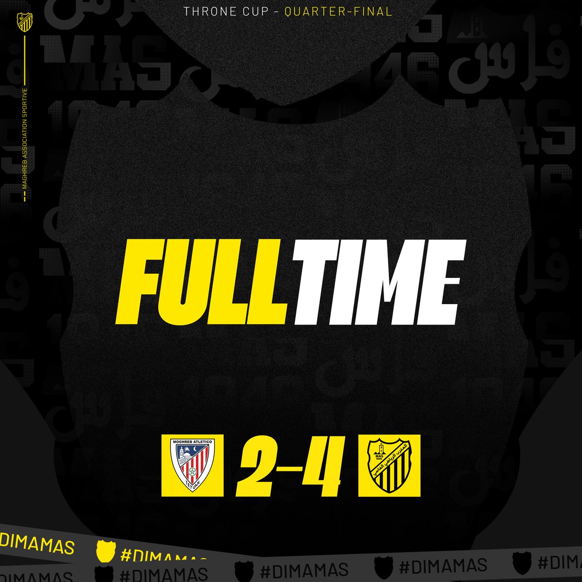 🏁 Job done and we are into the #ThroneCup semi-finals🐯💛🖤