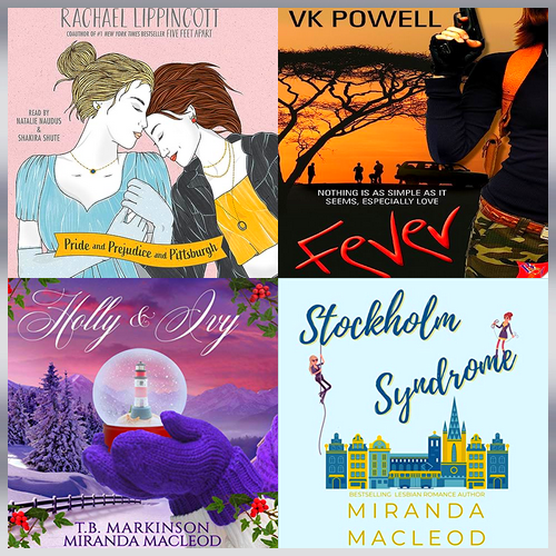 les_fic's tweet photo. My Audible picks 4 April 👇
👉 Pride and Prejudice in Pittsburgh by @rchllipp read by @natalienaudus
👉 Fever by @VKPowell read by Melissa Sternenberg
👉 Holly &amp; Ivy by T.B. Markinson &amp; @MMacLeodAutho 
👉 Stockholm Syndrome by @MMacLeodAutho 
both read by Stephanie Murphy https://t.co/ETXjEhx6Bf