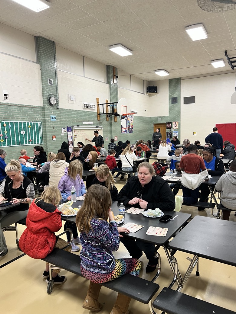 Madison Elementary School hosted the Books and Bingo event on April 30 to get students fired up about reading and help them build their own personal libraries. Families enjoyed a meal, games of Bingo, made bookmarks, and received books to take home.
