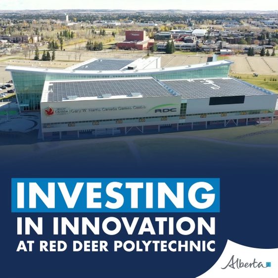 Great news for Red Deer! Alberta’s government is investing $12.9 million over three years to expand the Centre for Innovation in Manufacturing Technology Access Centre (CIM–TAC) at Red Deer Polytechnic. This will expand student capacity and create modern learning environments