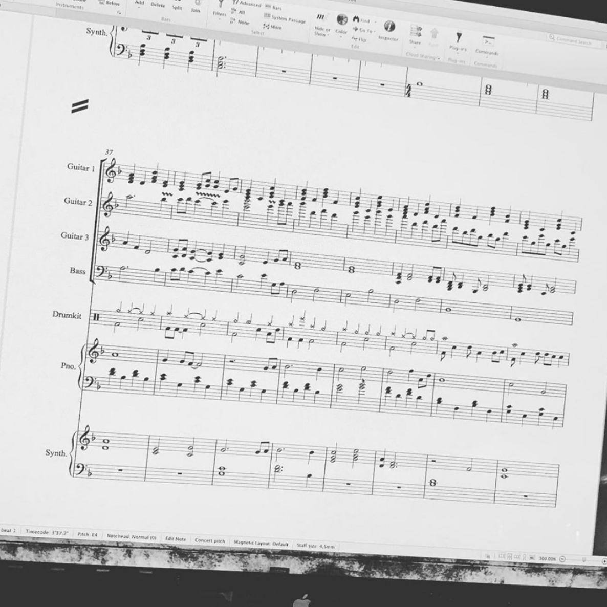 🎼 Sheet music 📷 instagr.am/victorgashnikov ▶️ avid.com/sibelius #sheetmusic #avid #musicnotation #composing #arranging #sibelius #music #orchestrating #notation #transcribing