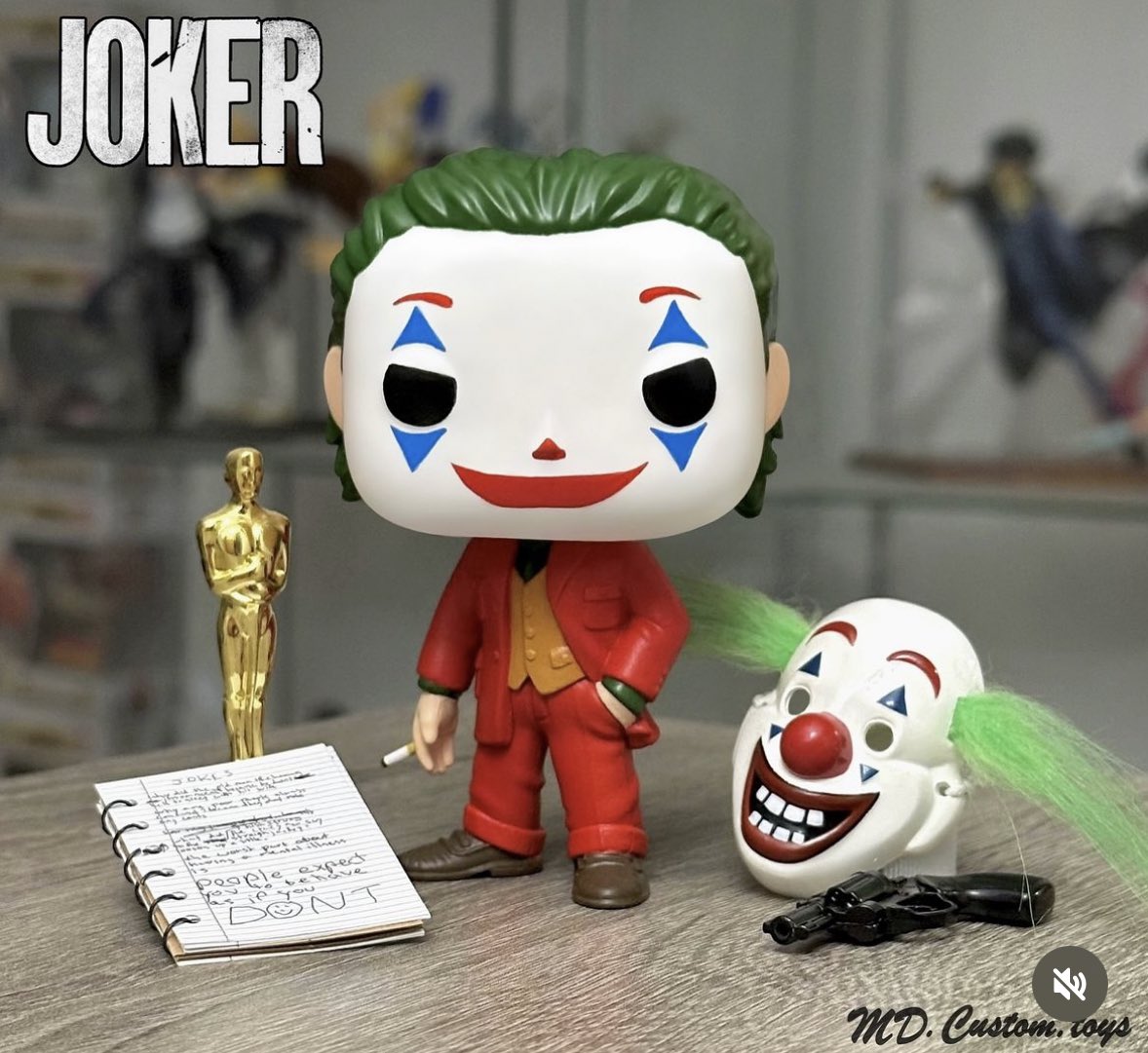 The POP! Funko should have made, I wonder if we’ll get any for Joker 2 ~ created by @md.custom.toys ~ #Joker #Joker2 #FPN #FunkoPOPNews #Funko #POP #POPVinyl #FunkoPOP #FunkoSoda