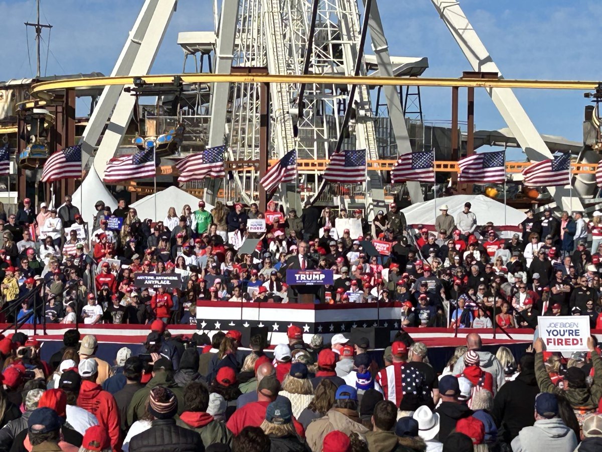 👀 Gov Doug Burgum is the opener for Trump at the Wildwood rally