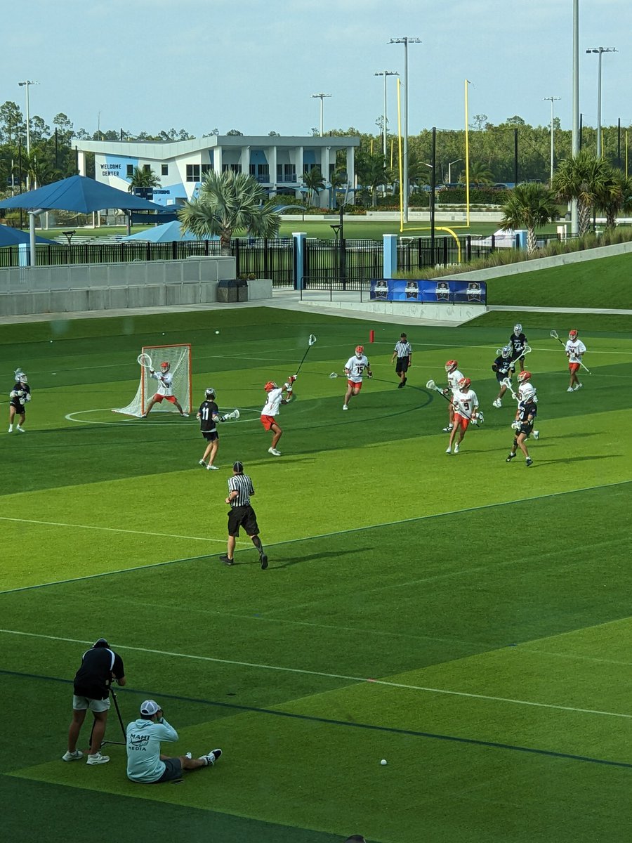 It's halftime here in Naples and the score is tied 5-5 between the Community School of Naples and The Benjamin School! We are looking forward to an exciting second half of play!