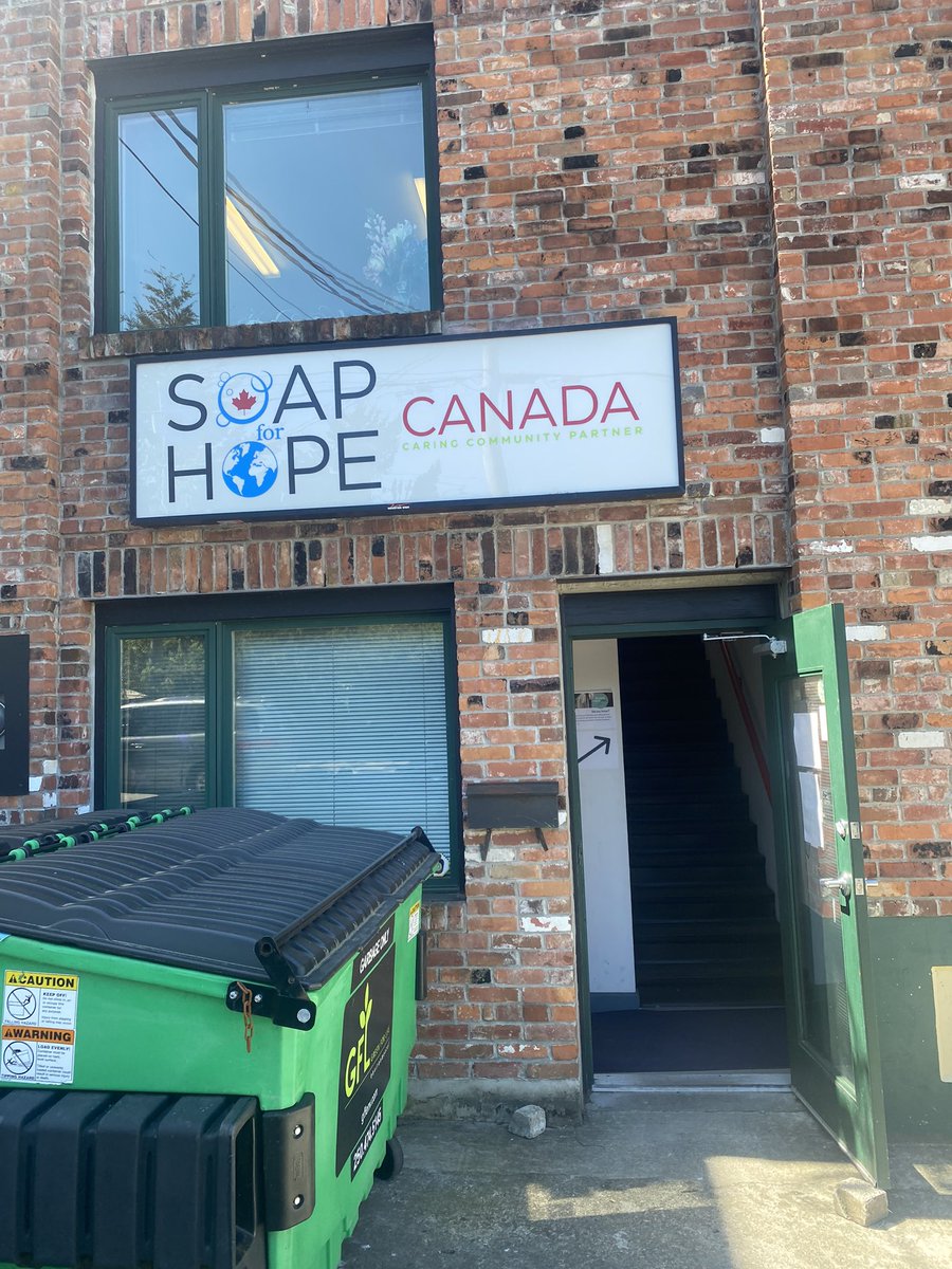 Team #Victoria dropped off much needed deodorant and toothpaste to @SoapforHopeCAN this week. #khalsaaid #seva #yyj #soapforhope