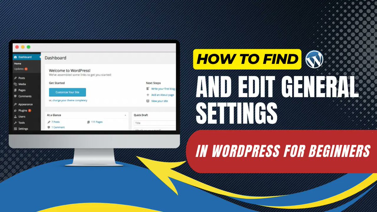 How To Find And Edit General Settings In WordPress For Beginners youtu.be/KAMIQCEm-t0?si… via @YouTube 

#WordPressForBeginners #EditWPSettings #WordPressTutorial #LearnWordPress #WPBeginners #wpsettings #wordpresssettings