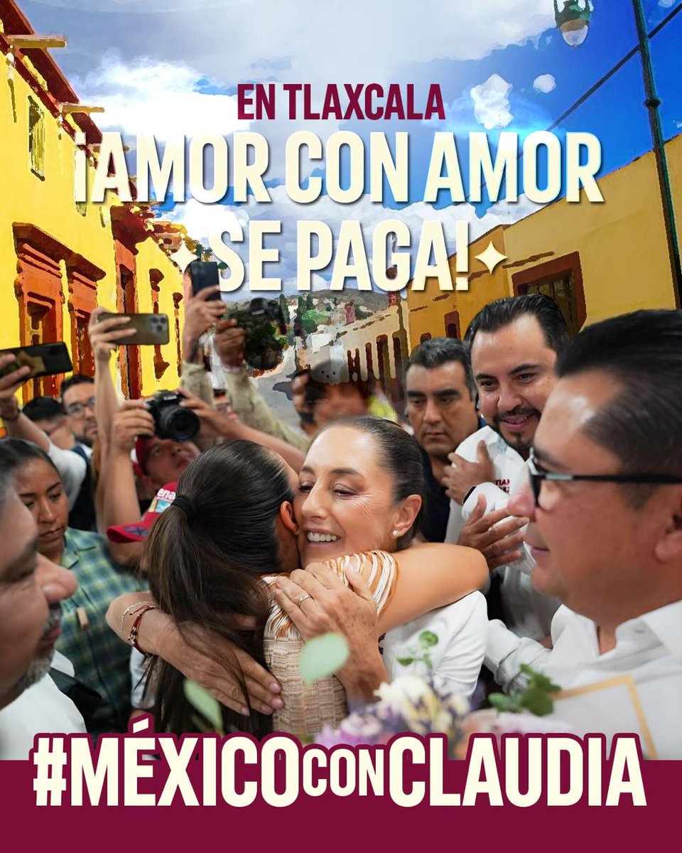 🌊La frase de ya saben quien en tlaxcala ya se decidió que todos con 
#MexicoConClaudia