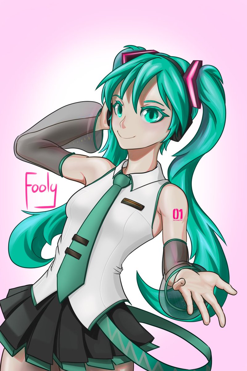 FoolyCooli's tweet photo. It's been a while since my last drawing

#HatsuneMiku #初音ミク https://t.co/7NZGnHUjxF