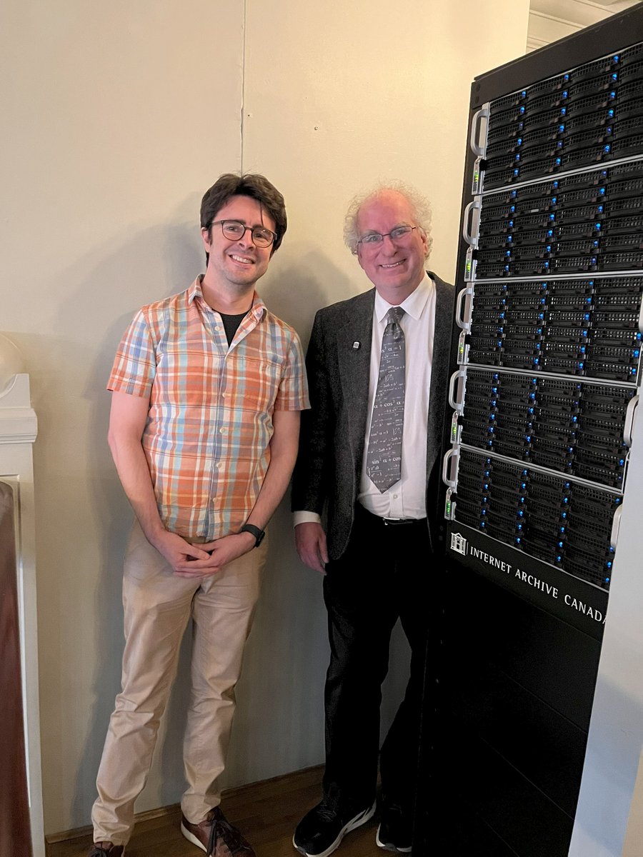 I'll never forget my dinner with Brewster Kahle (and other brilliant folks) at the Internet Archive Canada headquarters. I am so inspired.