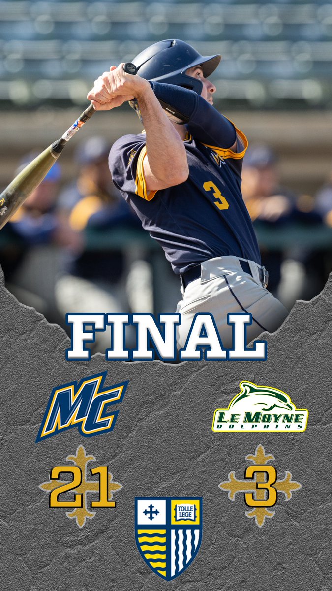 WARRIORS WIN!!!🛡️🛡️🛡️

Hanging 19 runs in the final three innings as the Warriors went for 24 total hits in the victory. This marks a fourth consecutive series win for Merrimack.

#GoMack