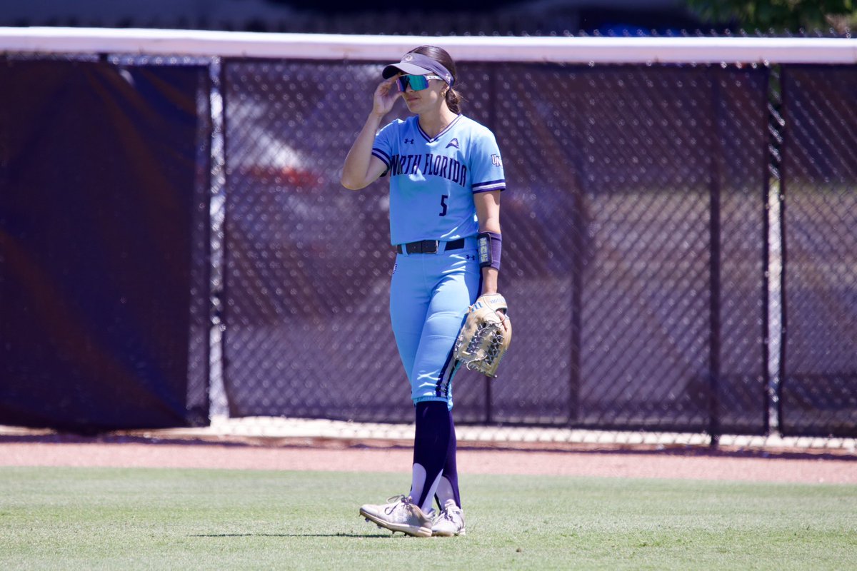 E5 | UNF 6, FGCU 6 Scoring stalemate as we enter the sixth. Top of the order up to bat! 📊 bit.ly/3yfKf1J 💻 bit.ly/4bdW9b9 #BirdsOfClay