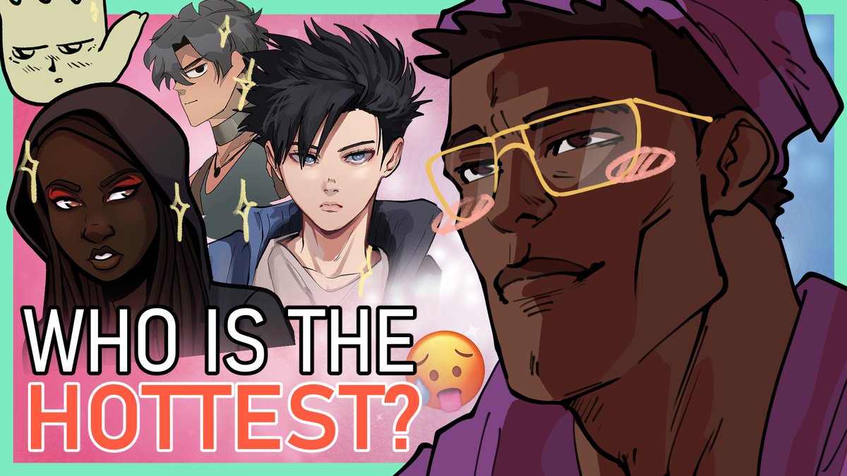 Alright the tierlist stream is live now, let's RATE SOME HOT WEBCOMIC CHARACTERS. Here's the thumb, links are in the replies