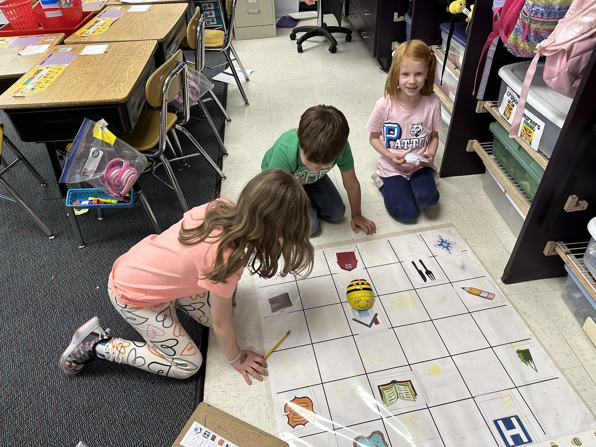 1sts in Mrs. Copersmets class had to follow cardinal directions to determine where they would land on the map. We had to work as a team and each group got each location correct! <a href="/AHSD25Patton/">Patton Elementary</a>
