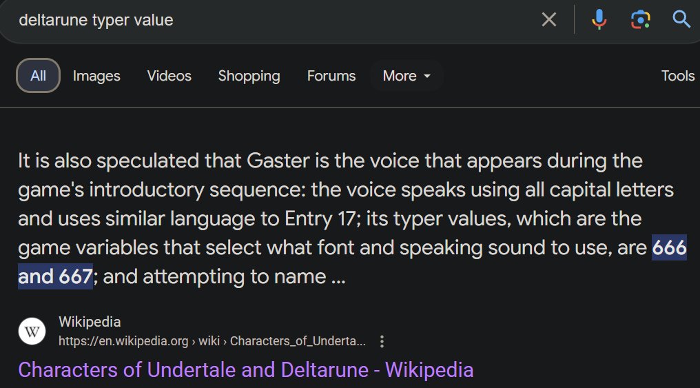 GASTER DELTARUNE SPECULATION ON THE ACTUAL REAL WIKIPEDIA ⁉️ ⁉️