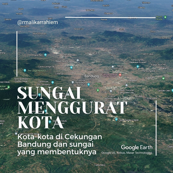 Kota-kota di Cekungan Bandung itu berkembang dari sungai-sungai. Kota apa saja dan sungai apa saja? 

Ayo kita absen satu per satu, mengenali bentuk dan sejarahnya!

(A thread)