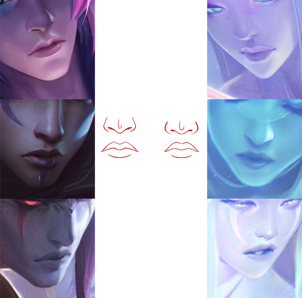 shoutout to alune and phel’s lip/ nose shape + how it makes them look kinda like they’re always saying “ew,” gotta be one of my favourite genders