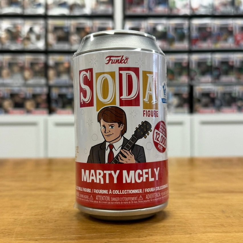 Happy #FunkoSodaSaturday 🎉 We just received this wicked BRAND NEW Marty McFly with Guitar #Funko Shop Exclusive Can with a 1 in 6 chance at a CHASE 🤯 These cans are extremely limited in stock so grab yours now online at kdogandfish.com