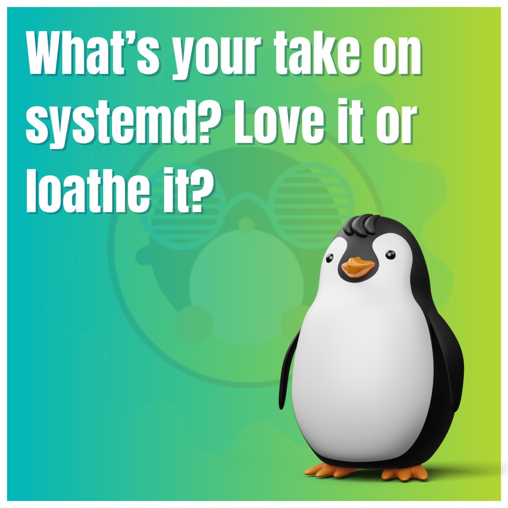 Well, don't hold back! 🐧 #linux #systemd