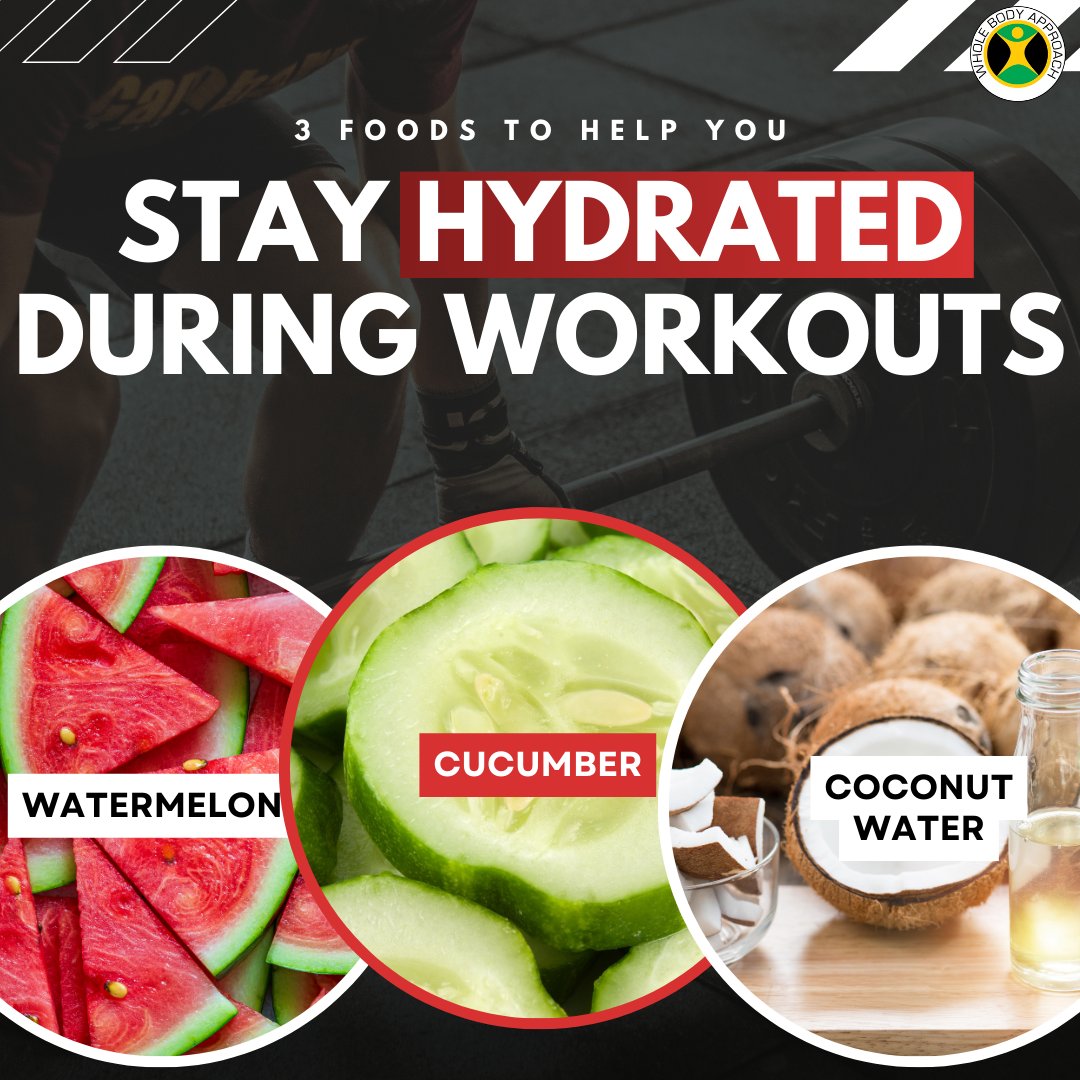 Stay Refreshed and Hydrated with Nature's Bounty: 3 Foods to Fuel Your Workout 💧🍉🥒

#HydrationStation #WorkoutFuel #Watermelon #Cucumber #CoconutWater #StayHydrated #FitnessNutrition #HydratingFoods #HealthyChoices #FitnessFuel #NutritionTips #WorkoutEssentials #HydrationIsKey